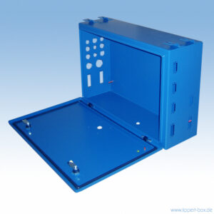 Control cabinet with welded fixing lugs